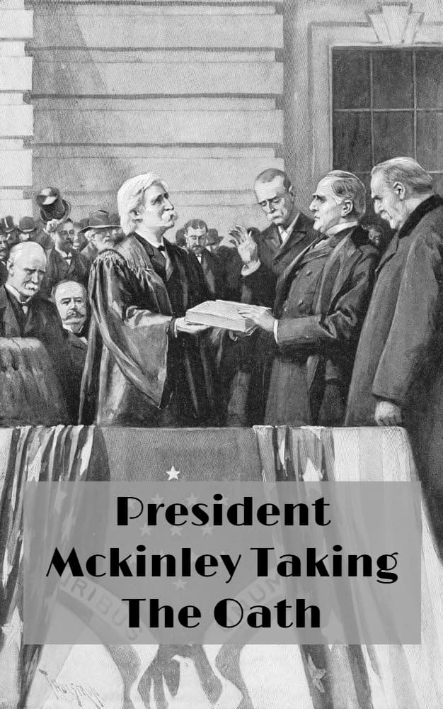 President McKinley Taking the Oath